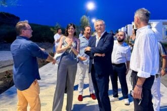 Capaccio illuminazione lungomare