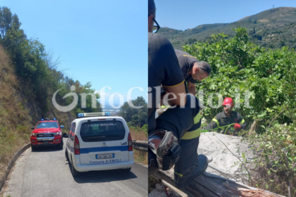 Eboli, incidente