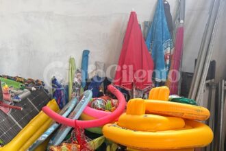 Ombrelloni selvaggi Ascea