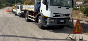Roccadaspide, lavori strada 414