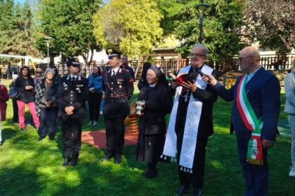 Atena Lucana, inaugurazione del Parco giochi