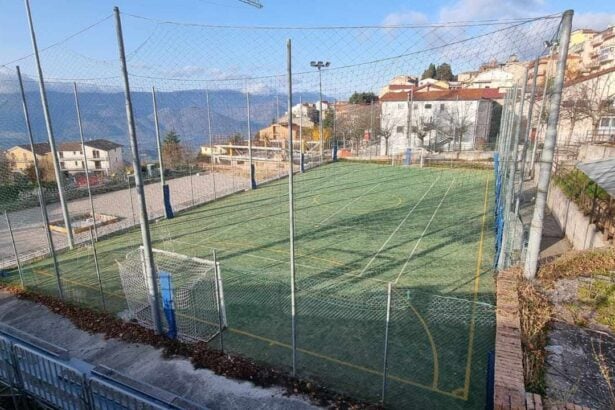 Caggiano, impianto sportivo