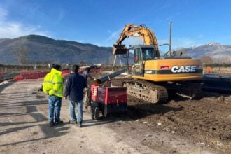 Ponte Caiazzano, lavori