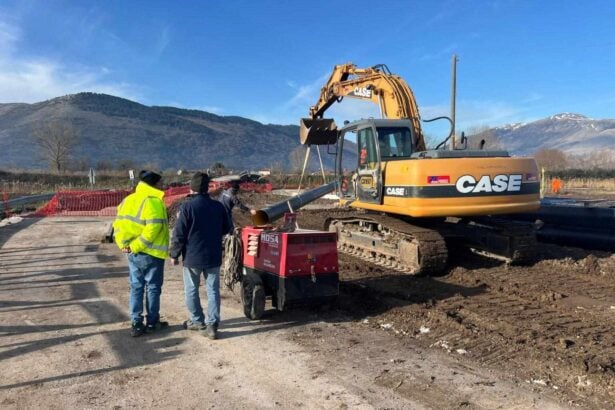 Ponte Caiazzano, lavori