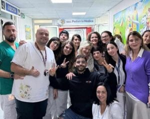 Rocco Hunt, ospedale Ruggi di Salerno