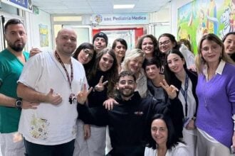 Rocco Hunt, ospedale Ruggi di Salerno