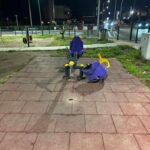 Sala Consilina, giostra vandalizzata