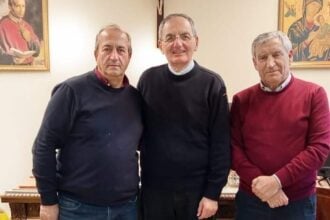 Aquara, sindaco Marino con il Vescovo Diocesi Teggiano-Policastro