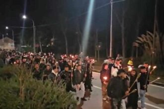 Fiaccolata per Massimo Nonato