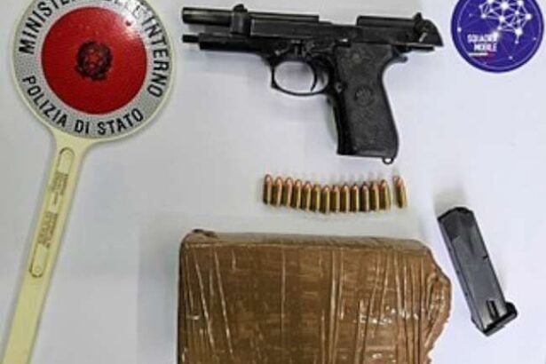 Droga e armi sequestro