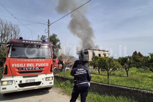 Incendio Eboli