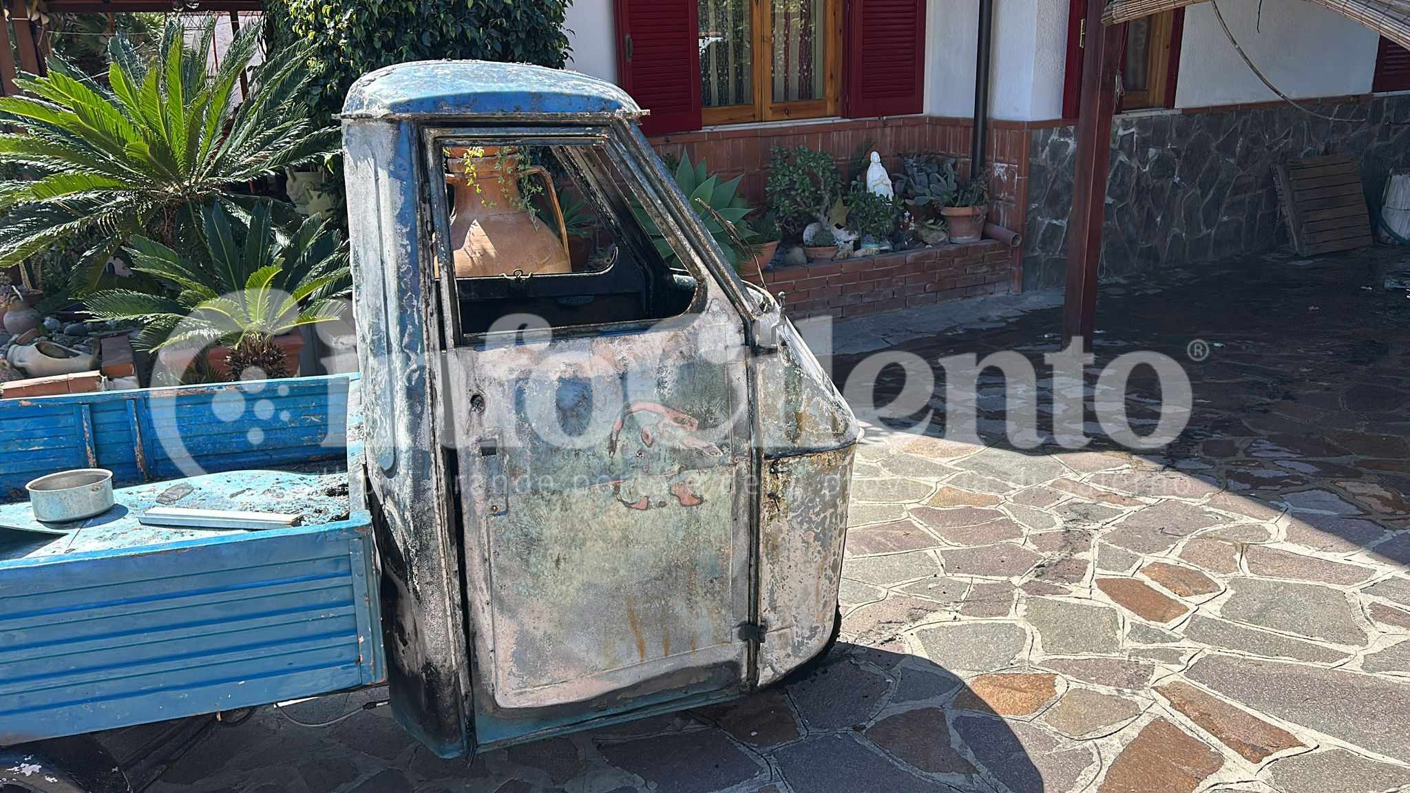 Castellabate, incendio