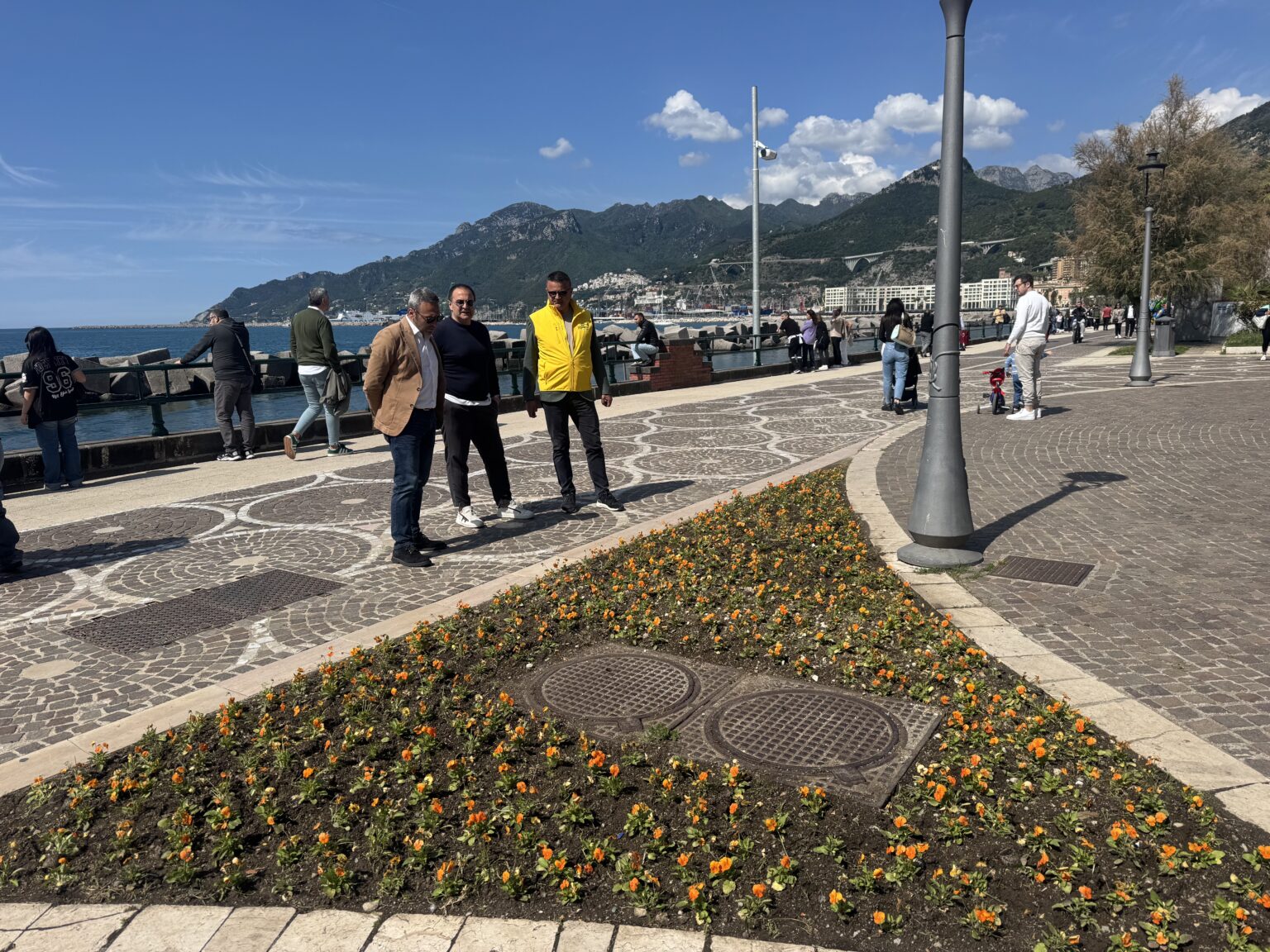 Fiori lungomare di Salerno