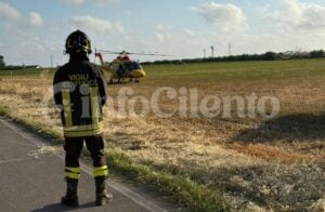 Capaccio incidente trattore