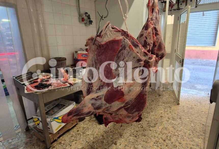 Eboli sequestro carne