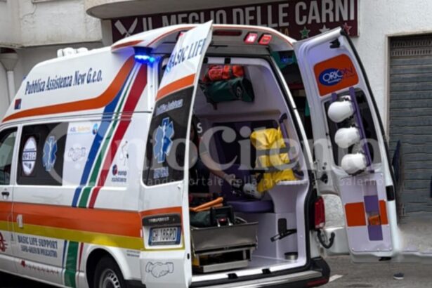 Sapri, incidente lavoro