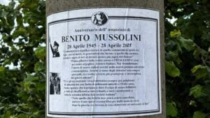 Manifesto Benito Mussolini