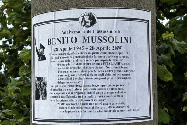 Manifesto Benito Mussolini