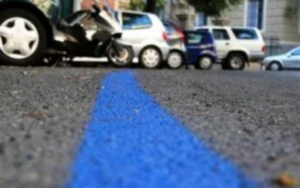 Strisce blu