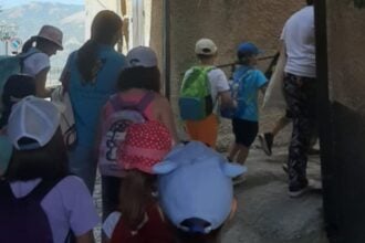 Atena Lucana, bambini esploratori