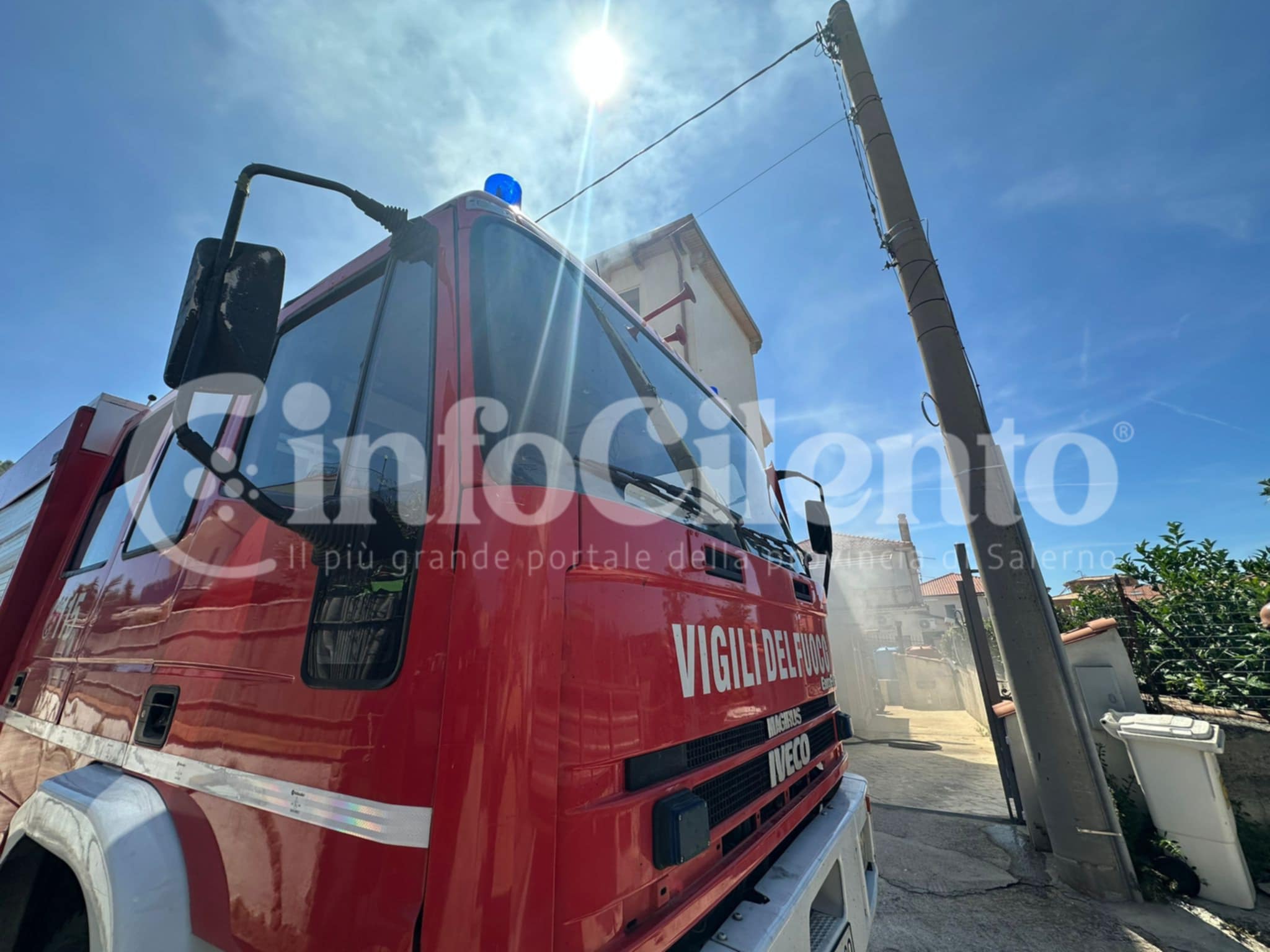 Castellabate, vigili del fuoco