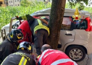 Salerno, incidente in Via Sant'Eustachio