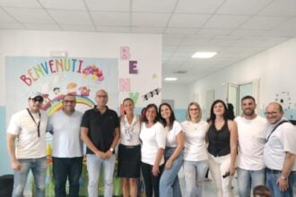 Olevano sul Tusciano, saluto bimbi micro nido