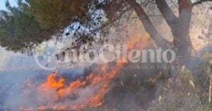 Palinuro, incendio