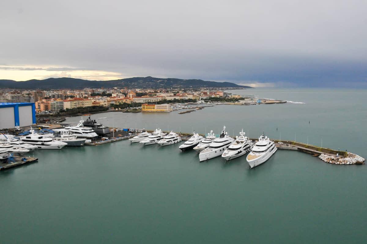 Panoramica cantieri nautici Sud Italia