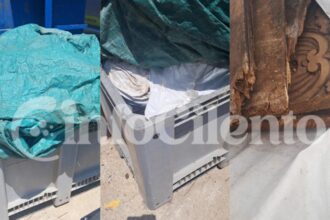 Pollica, bare abbandonate isola ecologica