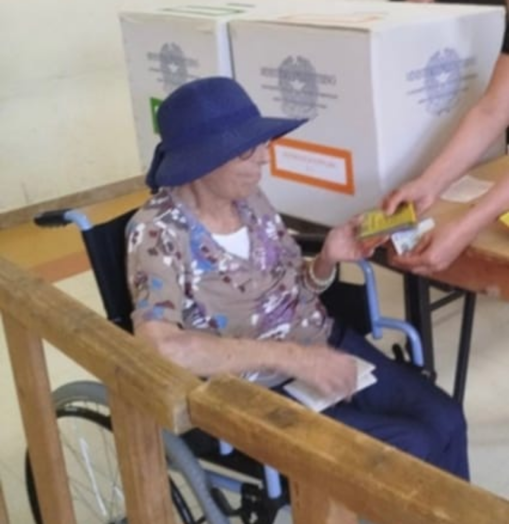Sala Consilina, Rosa 95 anni Referendum 2025