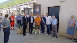 Sassano, cippo in memoria vittime Covid