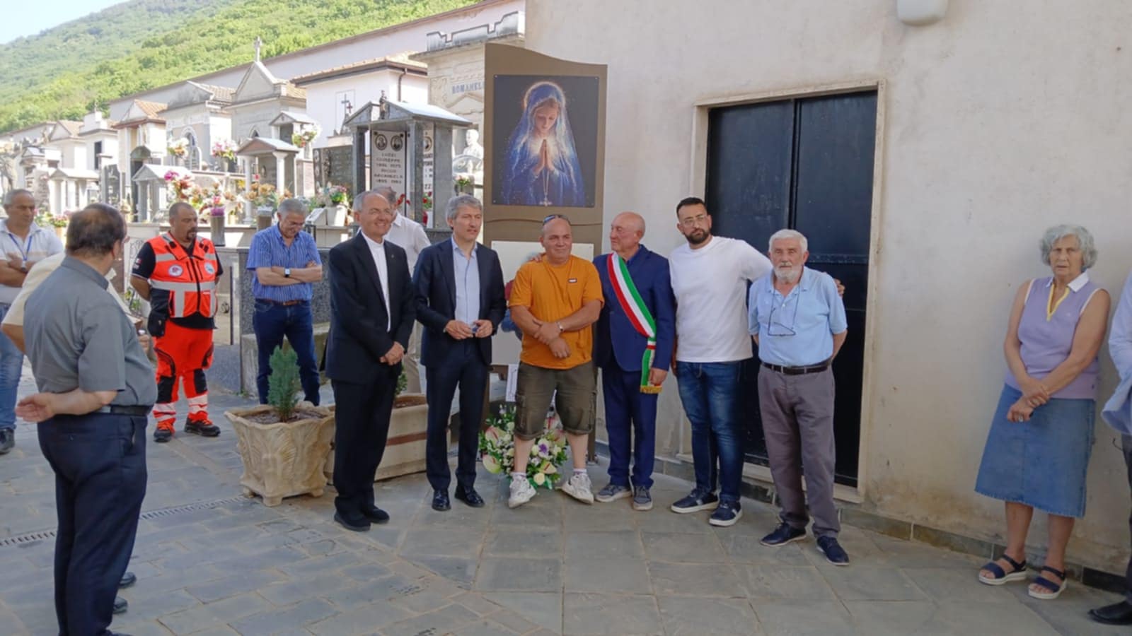Sassano, cippo in memoria vittime Covid