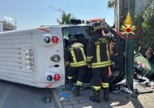 Vigili del Fuoco, scontro ambulanze
