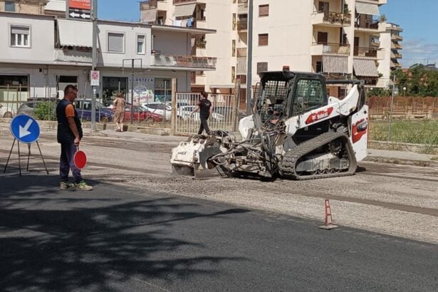 Battipaglia, lavori strade