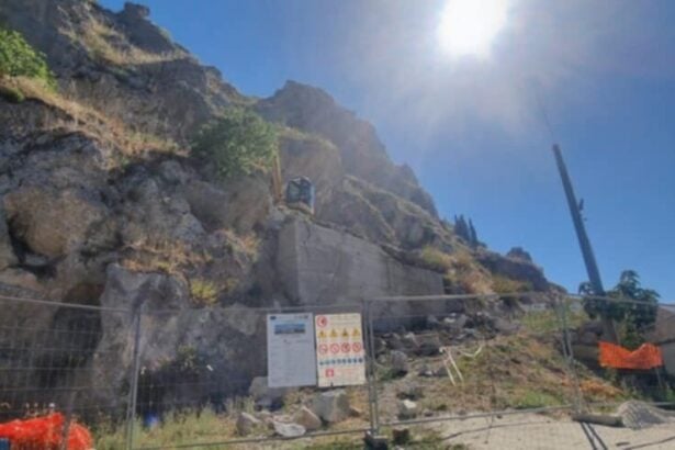 Caggiano, rupe Santa Veneranda