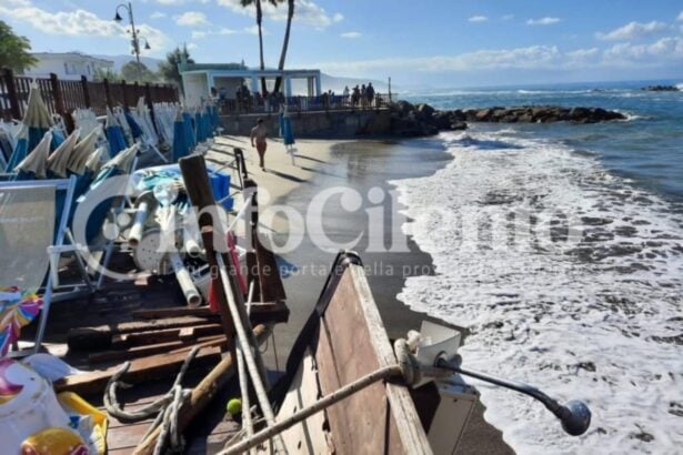 Casal Velino, mareggiata