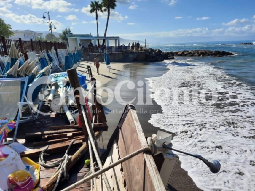 Casal Velino, mareggiata