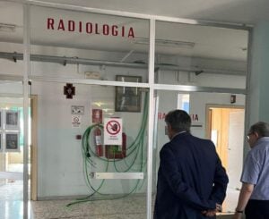 Corrado Matera, sopralluogo ospedale Sant'Arsenio