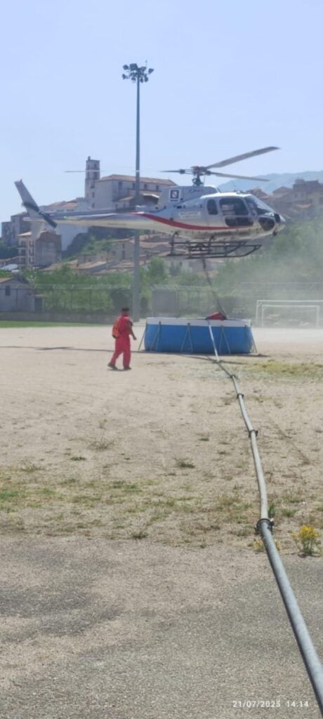 Vallo di Diano, incendi
