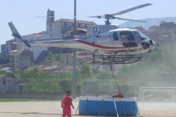 Vallo di Diano, incendi