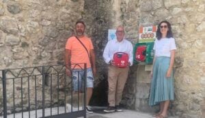 Laurino, defibrillatore