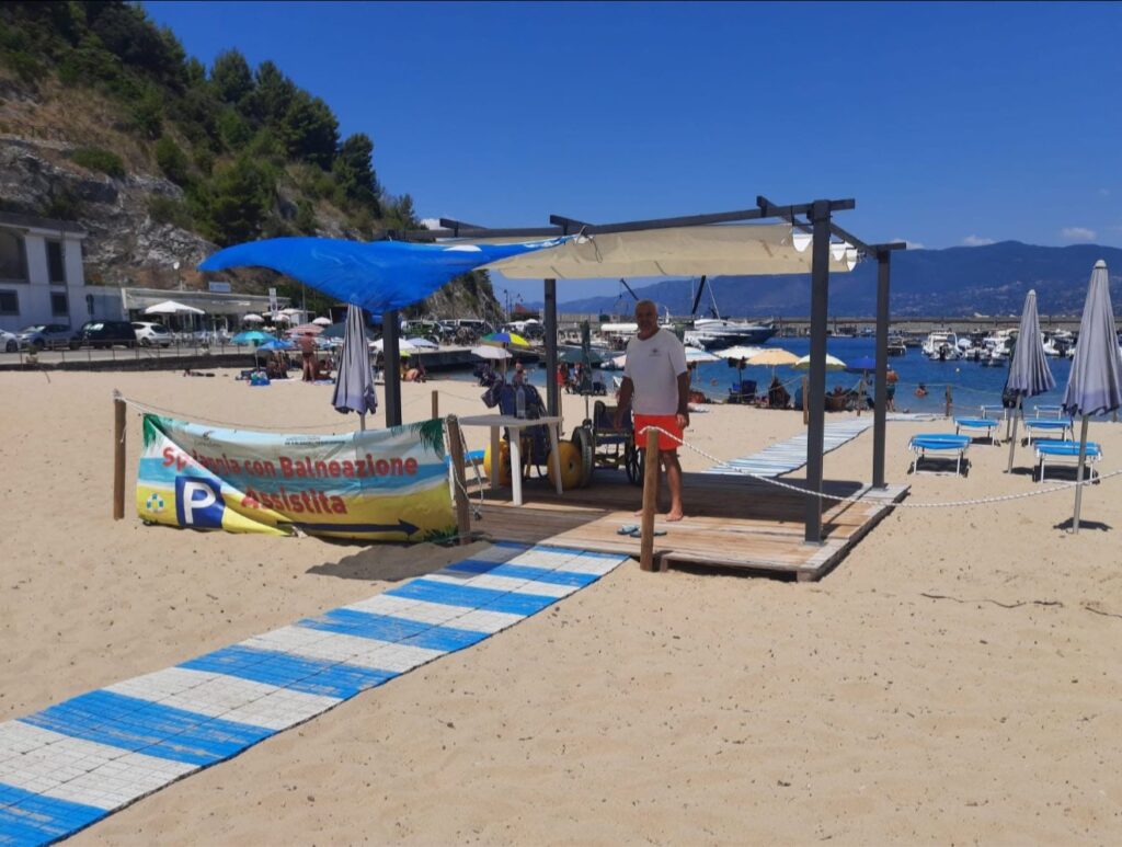 Palinuro, spiaggia accessibile