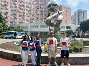 Eboli alunni in Cina