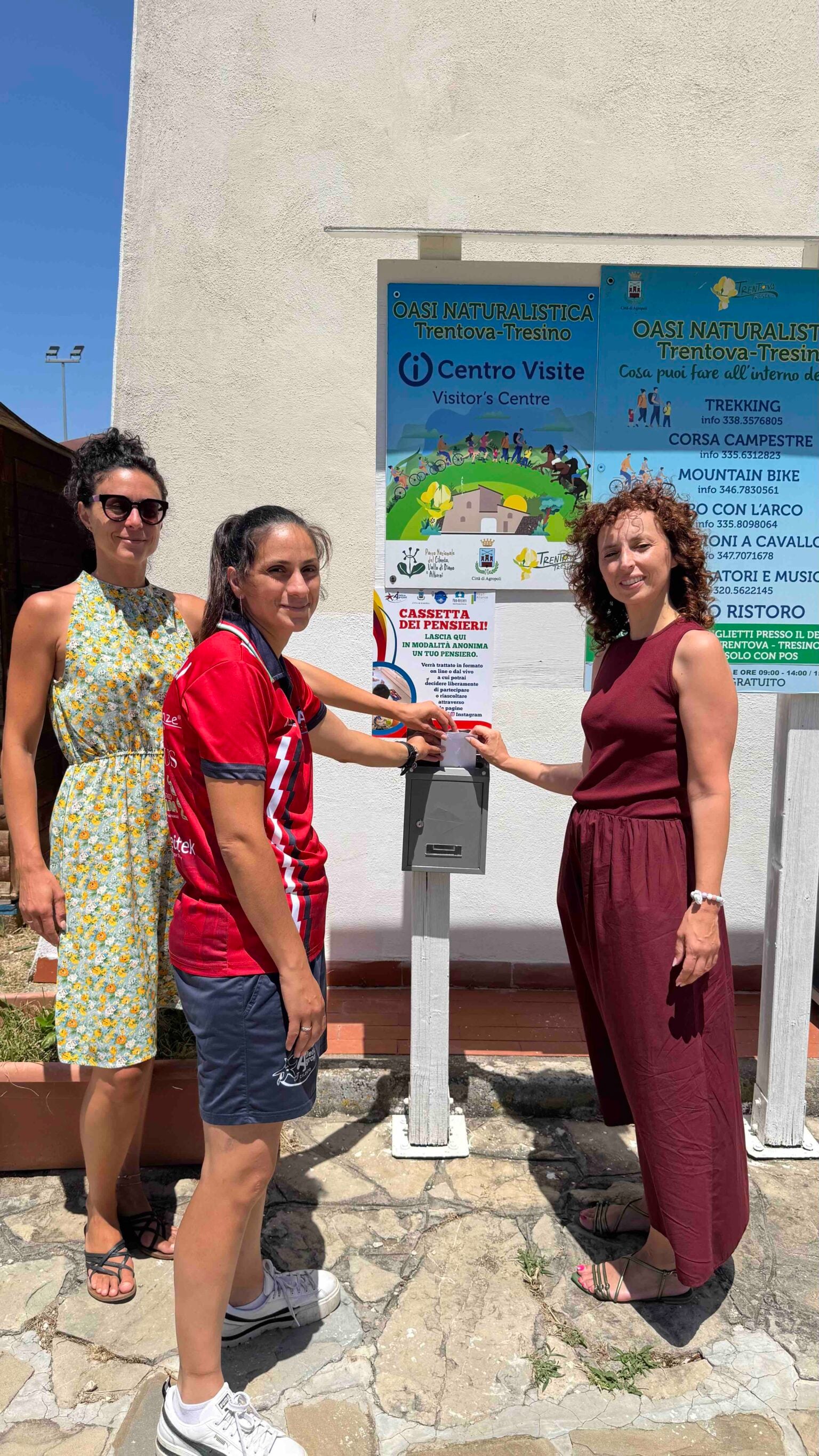 Agropoli, cassetta dei pensieri