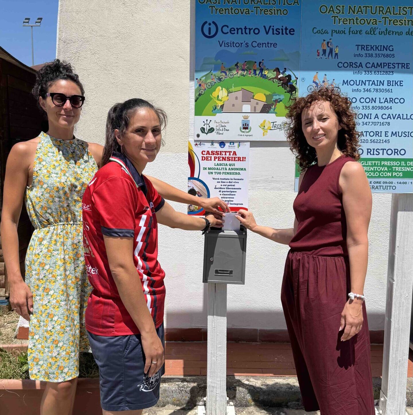 Agropoli, cassetta dei pensieri