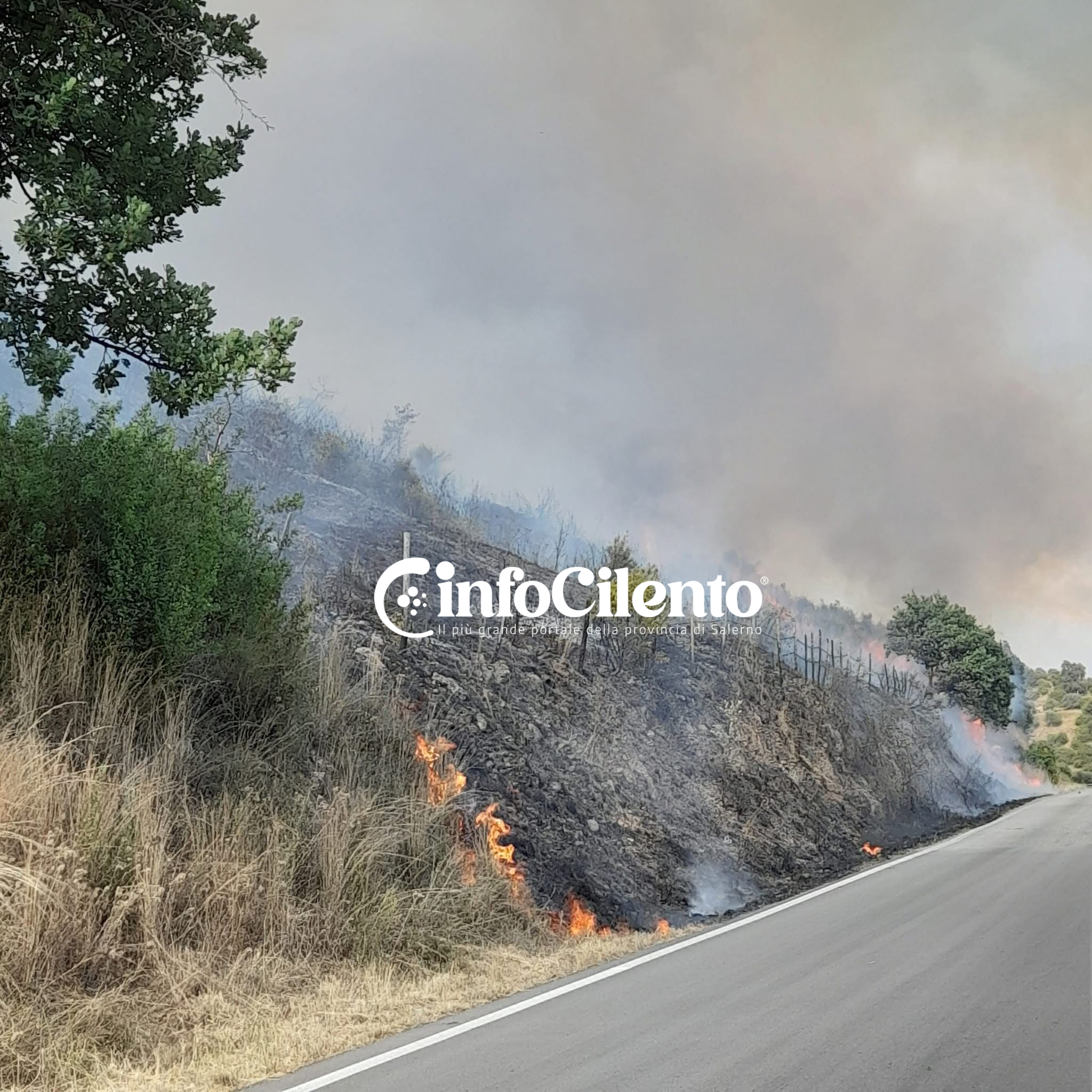 Eboli incendio