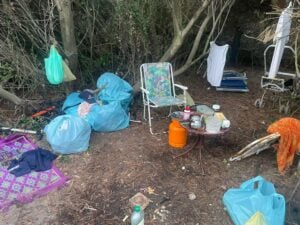 Capaccio, accampamento