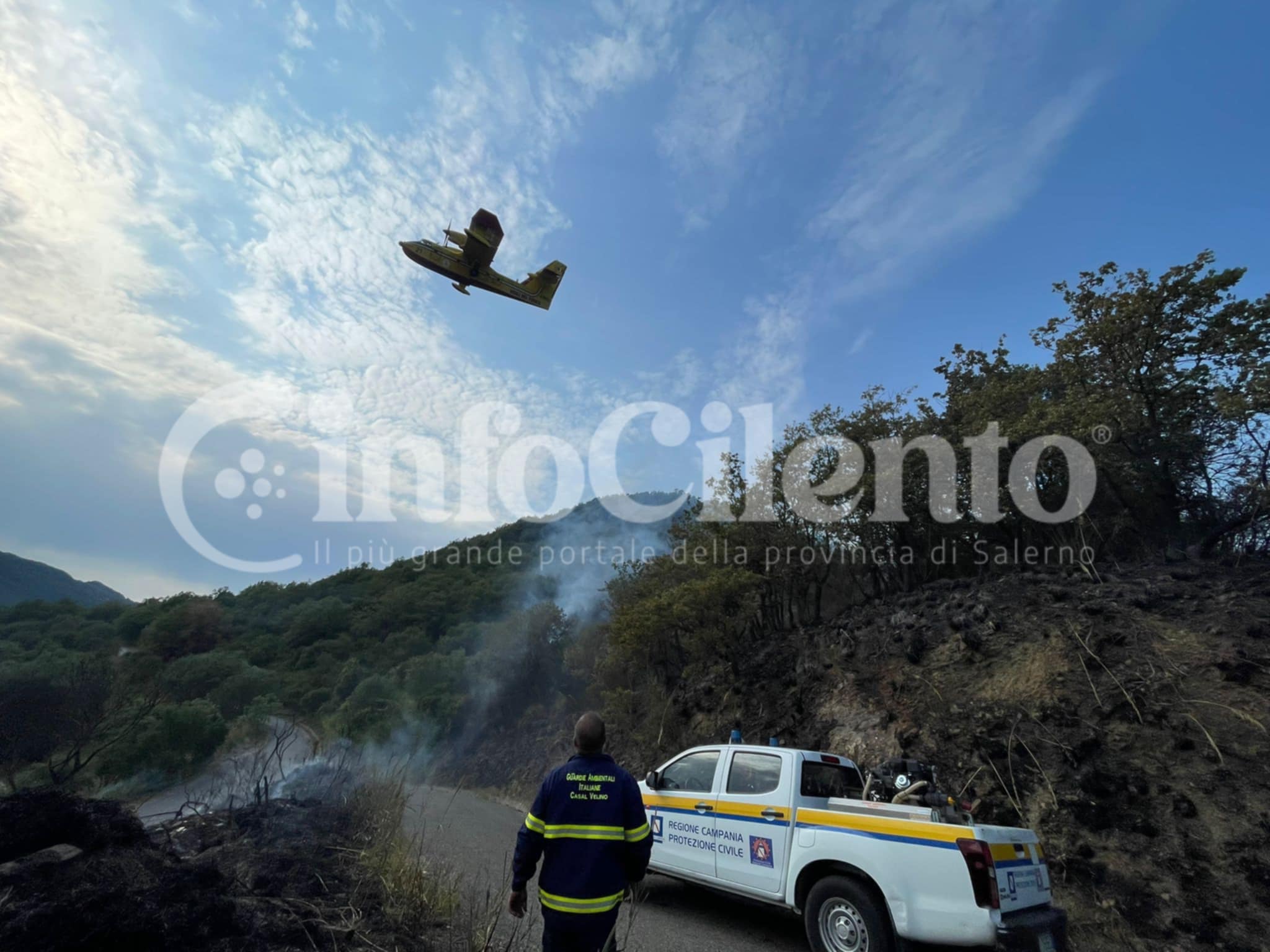 Incendio Casal Velino