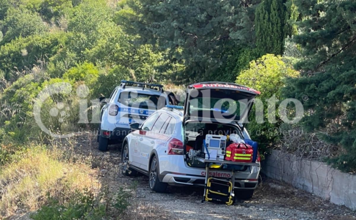 Montecorice, incidente moto soccorsi